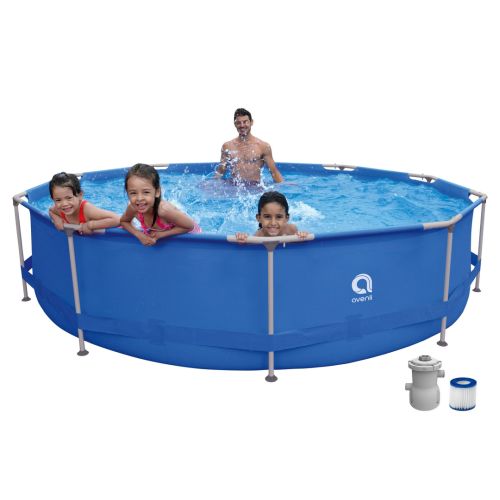 PISCINA PORTATIL 360X76CM 6200L+DEPURADORA 1136L/H