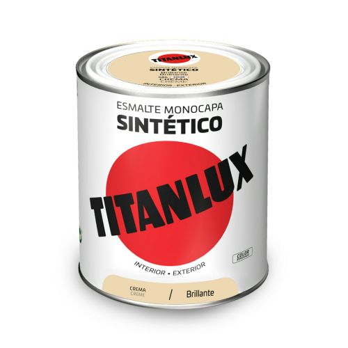 ESMALTE SINTETICO TITANLUX CREMA 750ML