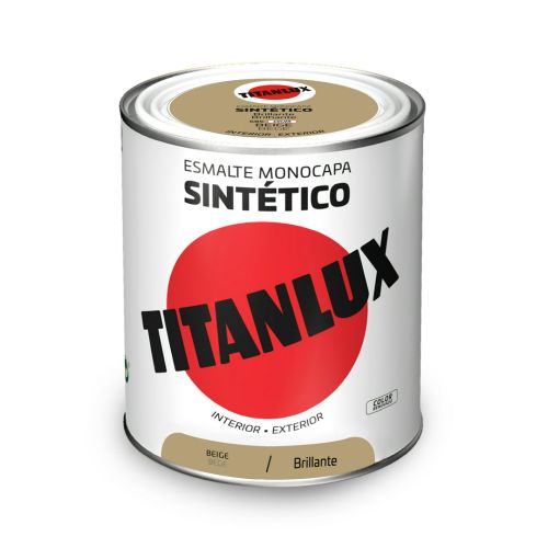 ESMALTE SINTETICO TITANLUX BEIGE 750ML