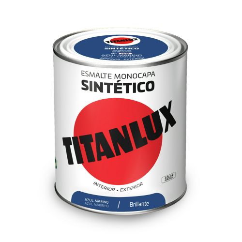 ESMALTE SINTETICO TITANLUX AZUL MARINO 750ML