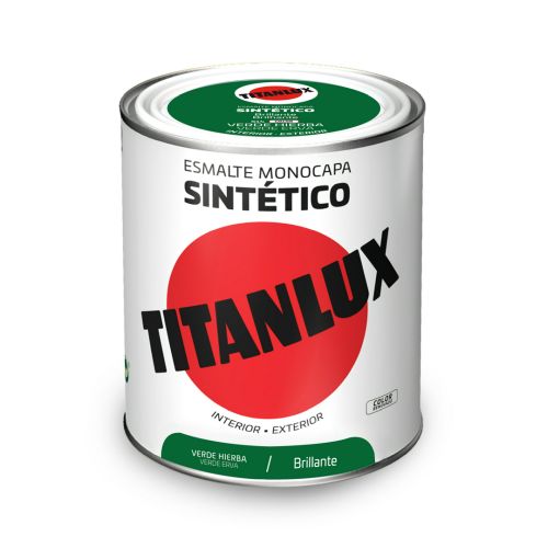 ESMALTE SINTETICO TITANLUX VERDE HIBERDA 750ML