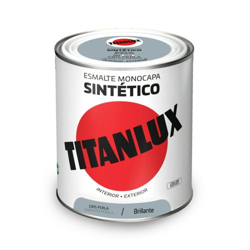 ESMALTE SINTETICO TITANLUX GRIS PERLA 750ML