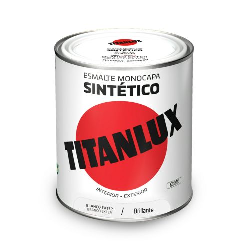 ESMALTE SINTETICO TITANLUX BLANCO EXTERIOR 750ML