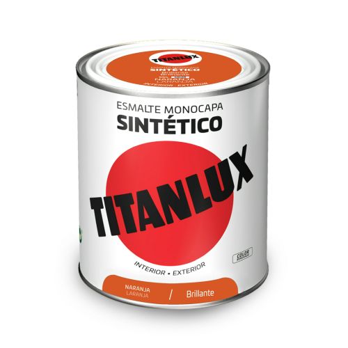 ESMALTE SINTETICO TITANLUX NARANJA 750ML