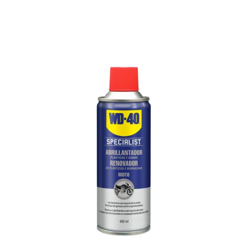ABRILLANTADOR PLASTICO GOMA MOTO WD 40 400ML