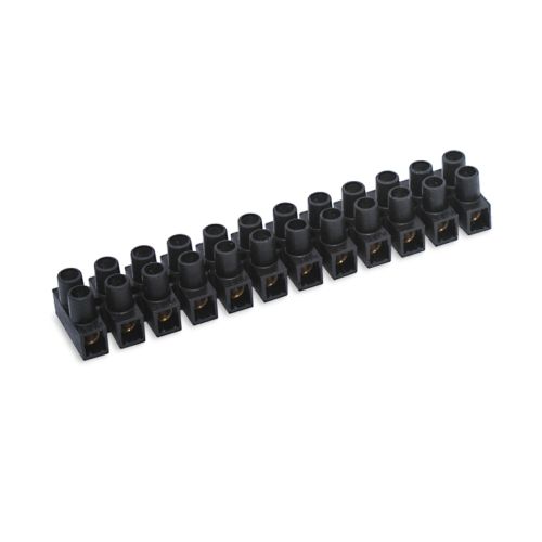 REGLETA CONEXION 2.5-4MM NEGRA 24A 12 ELEMENTOS