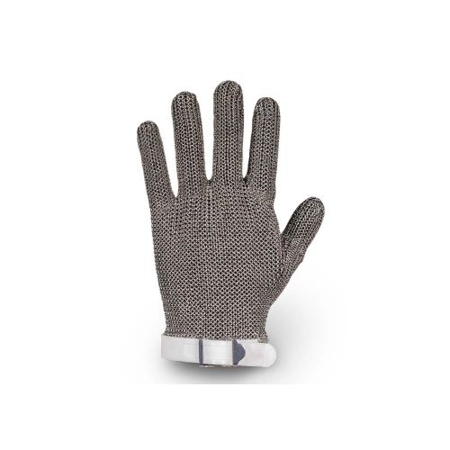 GUANTE MALLA METALICA ACERO AMBIDIESTRO CINTA T10