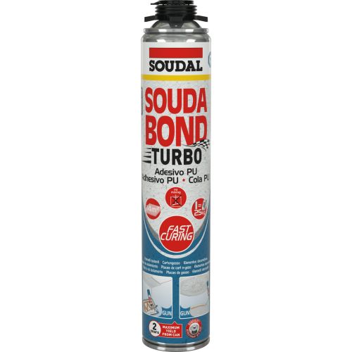 ESPUMA ADHESIVA SOUDABOND TURBO PISTOLA 750ML