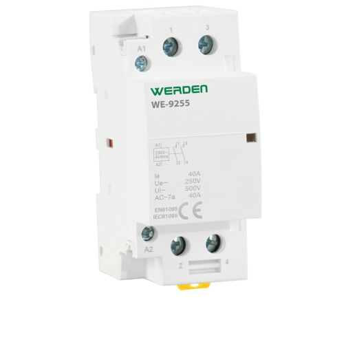 CONTACTOR MODULAR ANCHO 2P 40 A 9KW