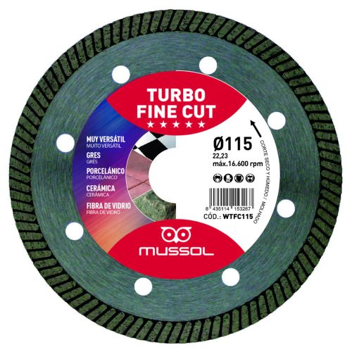 DISCO DIAMANTE PORCELANICO WTFC EVO-115MM FINE CUT