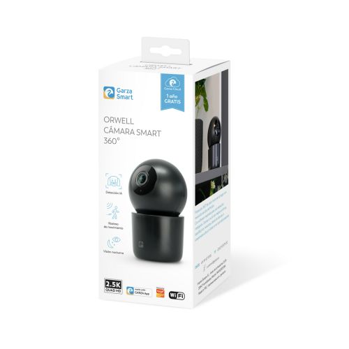 CAMARA SMART WIFI 360º 1440P 7HD NEGRA