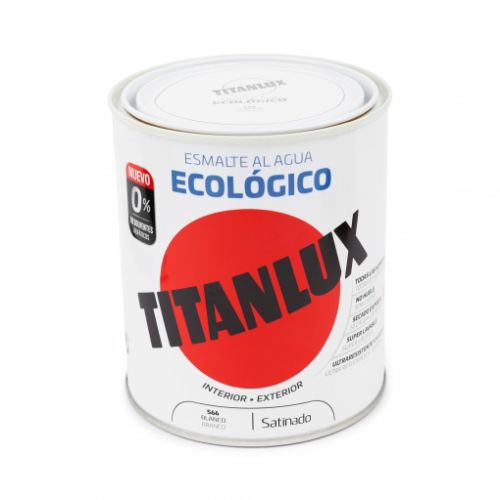 ESMALTE AL AGUA ECOLOGICO BLANCO SATINADO 250ML