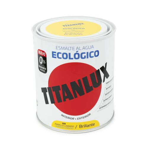 ESMALTE AL AGUA ECOLOGICO BLANCO BRILLANTE 2,5L