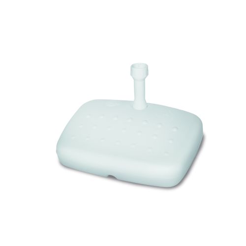 BASE PARASOL BALCONERA 15L TUBO 19 48X38CM BLANCA