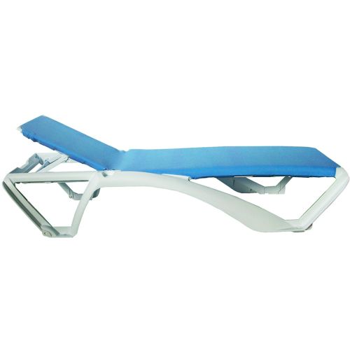 TUMBONA ACQUA LONA AZUL 190X76X35CM