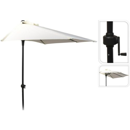PARASOL PARED ALUMINIO CREMA 220CM