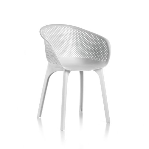 SILLA NORA STYLE RESINA BLANCO