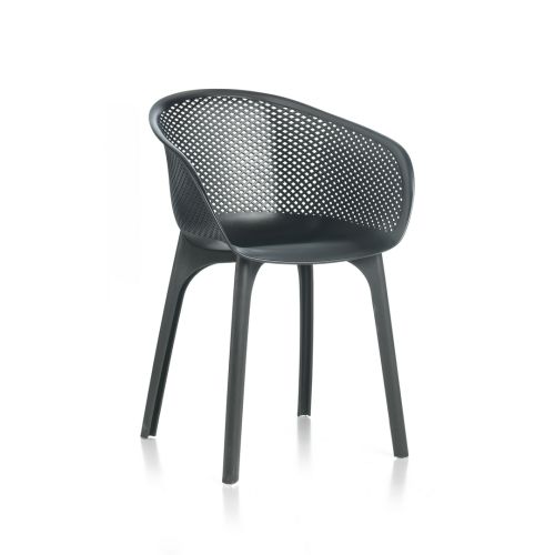 SILLA NORA STYLE RESINA ANTRACITA