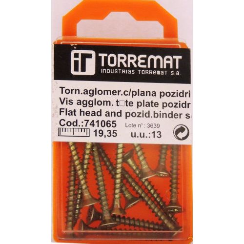 TIRAFONDO BICRO PZ CPLANA 1,9X35 BLISTER (BLISTERS)