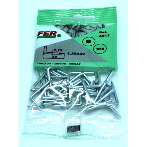 ALCAYATA ACERO ZINCADO 2.25X20 BLISTER