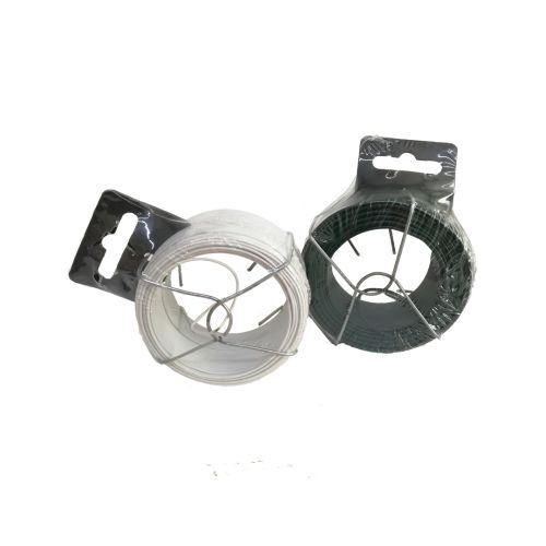 ALAMBRE PLASTIFICADO VERDE 1.1/1.6MM X 50M (ROLLOS)