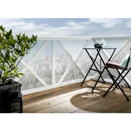 TELA PLASTICO CUADRANET 5X5MM 1X5M BLANCO