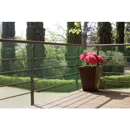 TELA PLASTICO BALCONET 05 VERDE 1X25M