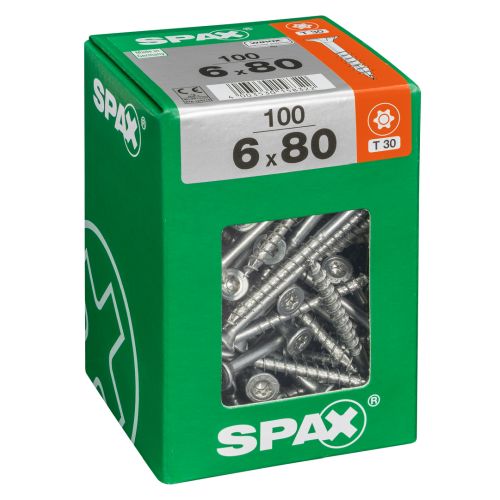 TIRAFONDO WIROX TORX 6X80 C100
