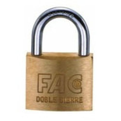 CANDADO LATON ARCO NORMAL 40MM LLAVES IGUALES