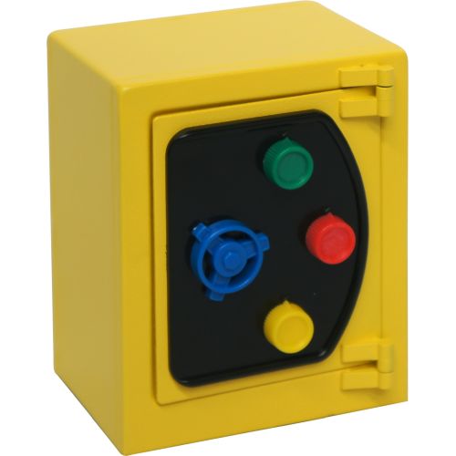 HUCHA CAJA FUERTE AMARILLA