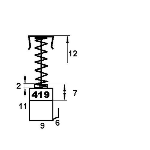 JUEGO ESCOBILLAS PVC MAKITA 0861J