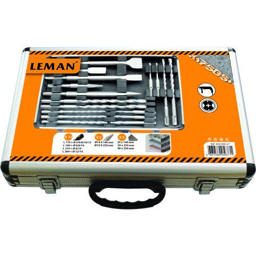 MALETIN 17 PIEZAS SDS+