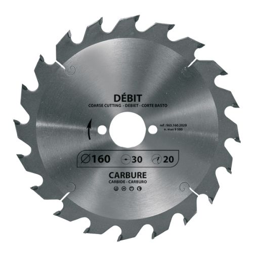 DISCO SIERRA CIRCULAR 160X20 20 DIENTES