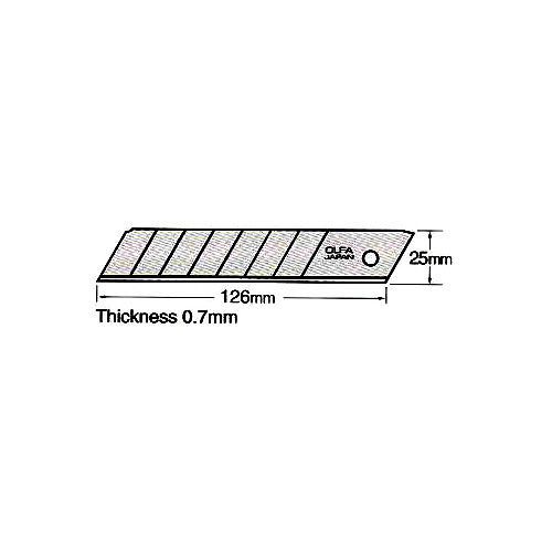 CUCHILLA CUTTER HB5B 25X0,7 (5 UDS)