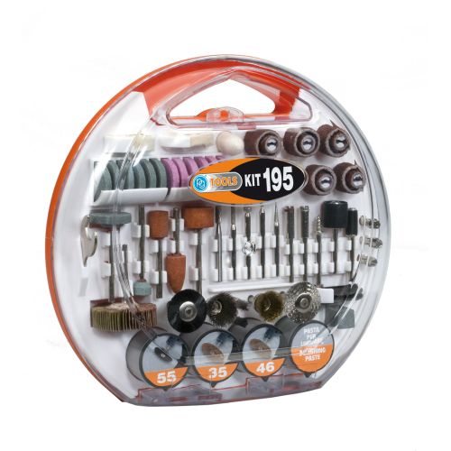 KIT ACCESORIOS MULTIHERRAMIENTA UNIVERSAL 195 PZAS