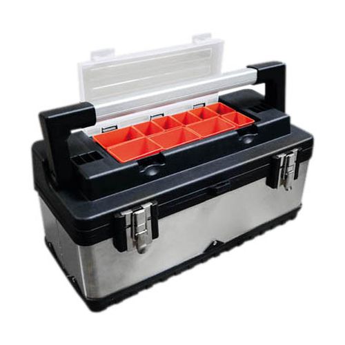 CAJA HERRAMIENTAS ACERO INOX 50.5X23.5X25.5CM