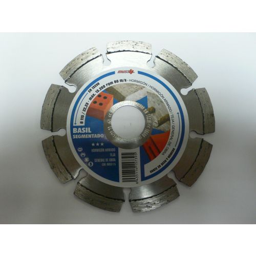 DISCO DIAMANTE SEGMENTADO MUSSOL 115