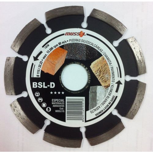 DISCO PIEDRA PROFESIONAL BSL-D 115MM