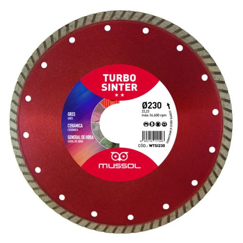 DISCO TURBO SINTER GENERAL OBRA 230MM