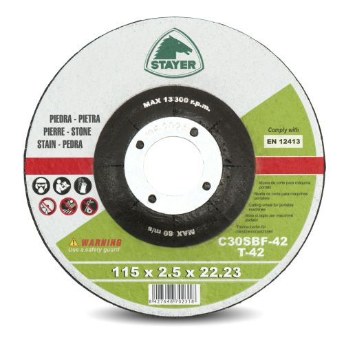 DISCO CORTE PIEDRA 115X3X22.2
