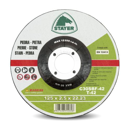 DISCO CORTE PIEDRA 125X2.5x22.2