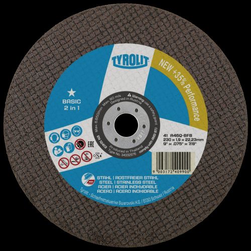 DISCO CORTE BASIC INOX EXTRAFINO 230X1.9X22.23