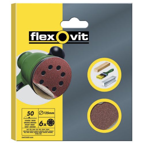 DISCO LIJA 125 VELCRO 8 PERF.GR.180(BL6)