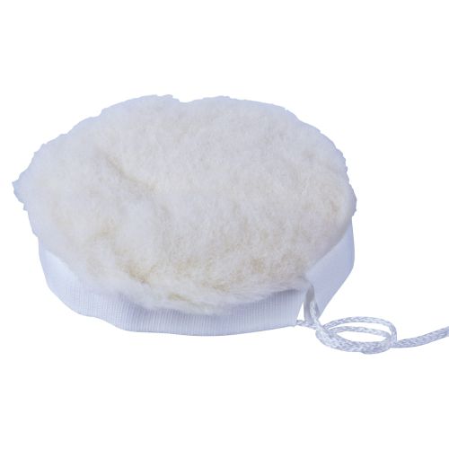 BONETE LANA PULIR CON CORDON 125MM