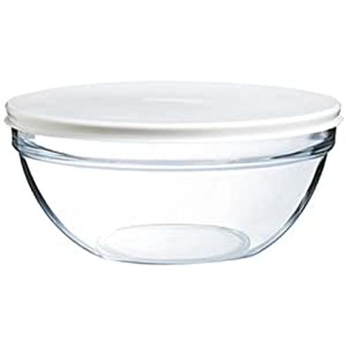 ENSALADERA CRISTAL CON TAPA 23CM