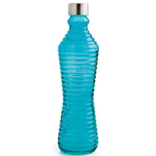 BOTELLA VIDRIO TURQUESA LINE 1L