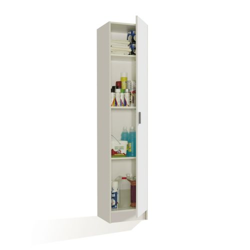 ARMARIO MULTIUSO 1 PUERTA BLANCO 180X37X37CM