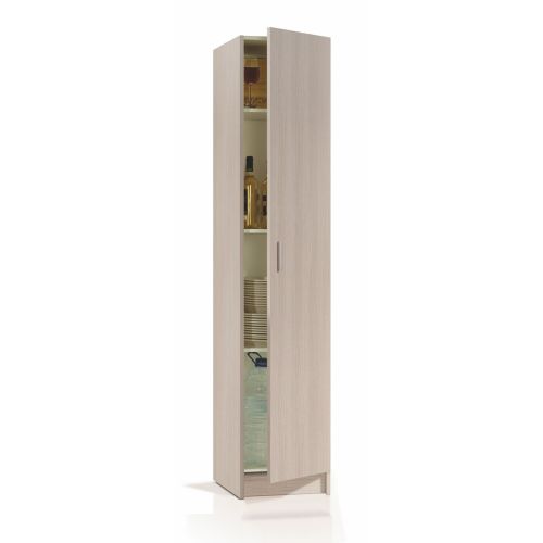ARMARIO MULTIUSO 1 PUERTA COLOR ROBLE 180X37X37CM