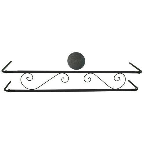 BALCONCILLO NEGRO FORJA DE 100 A 140CM