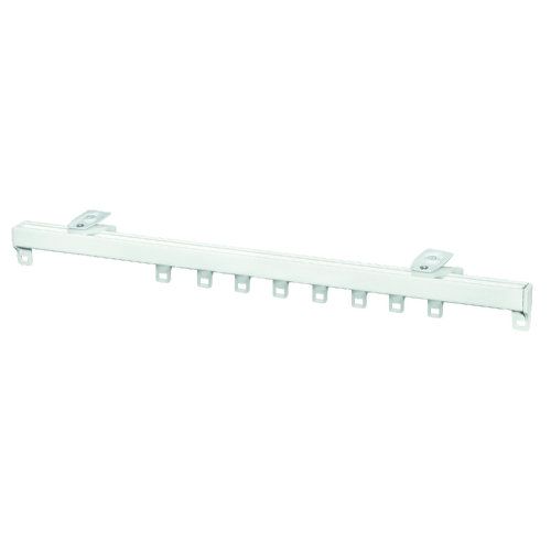 RIEL ALUMINIO 2,00M BLANCO S/CORDON EN BOLSA